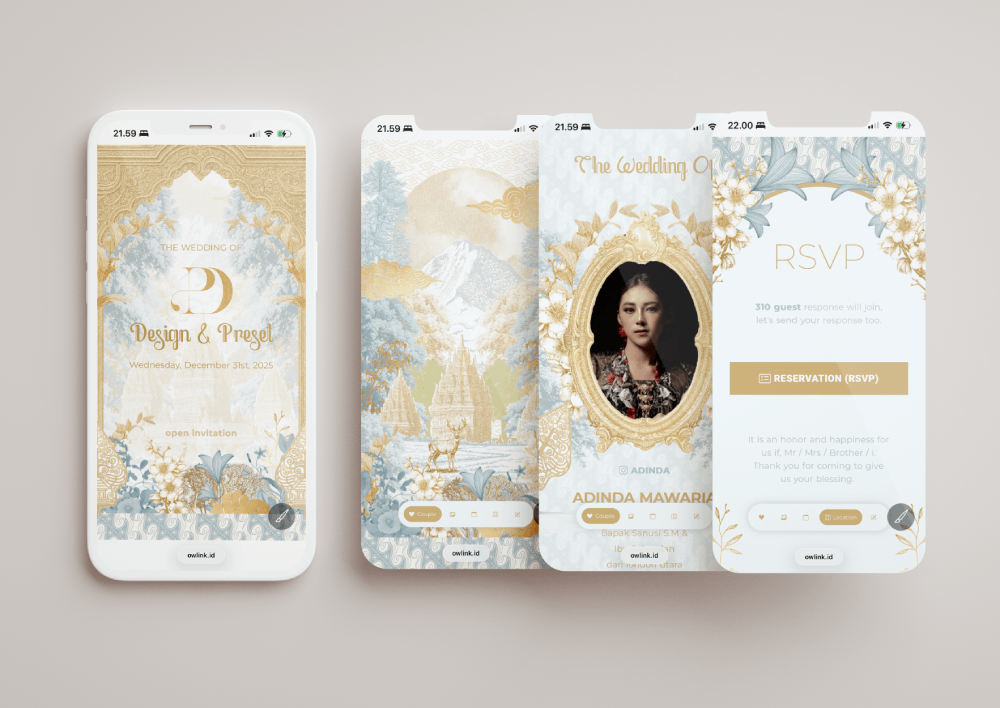 our wedding link preset Luxurious Javanese