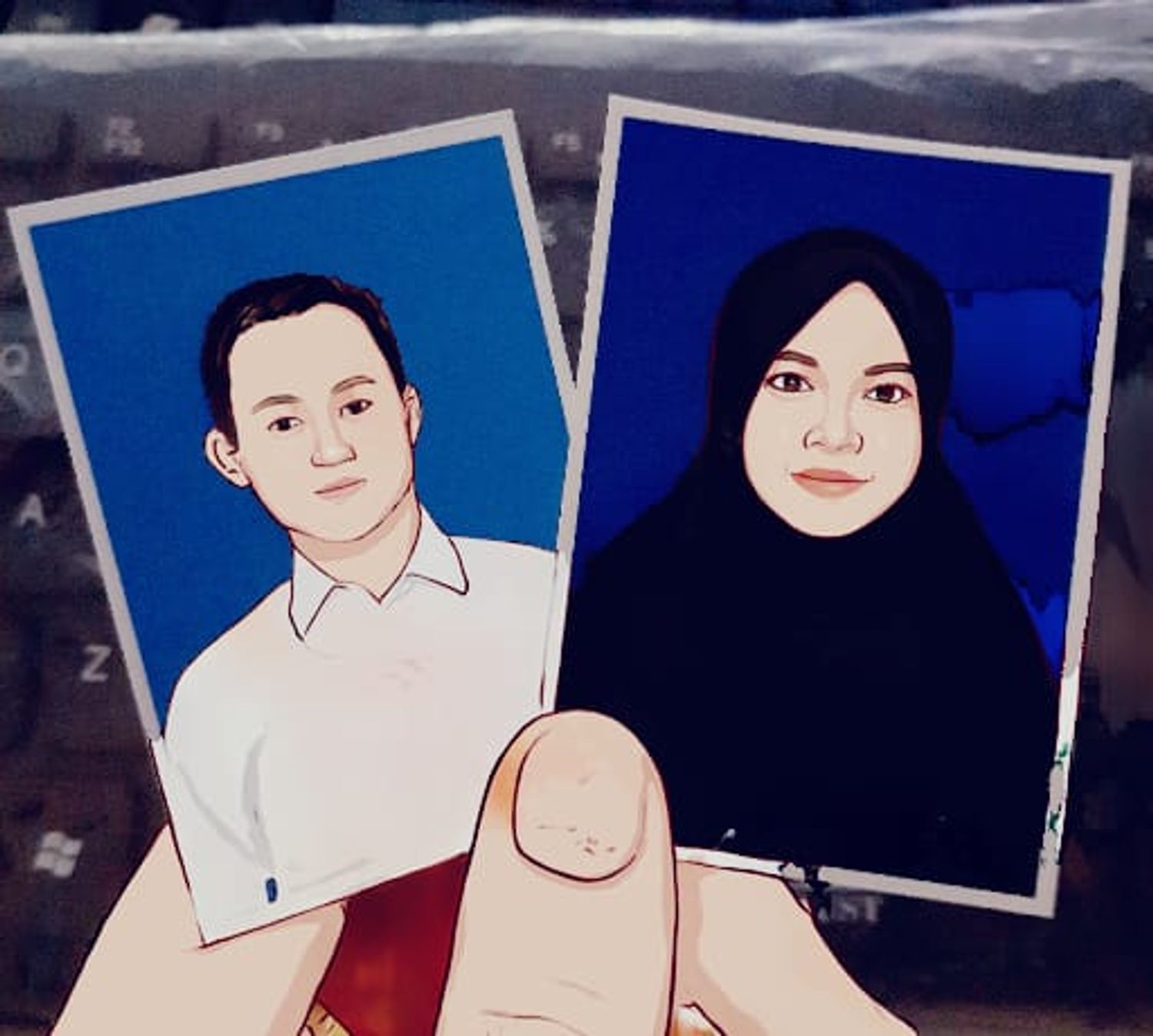 Logo Ardi Wiyantara dan Melina Mustika Sari