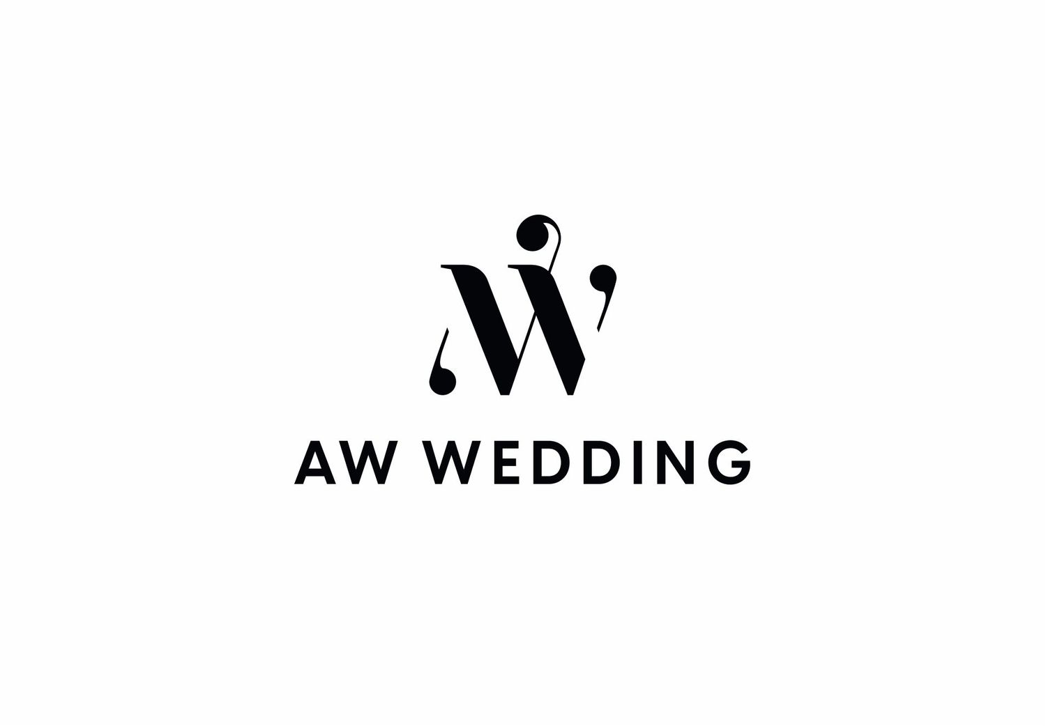 Logo Aw wedding