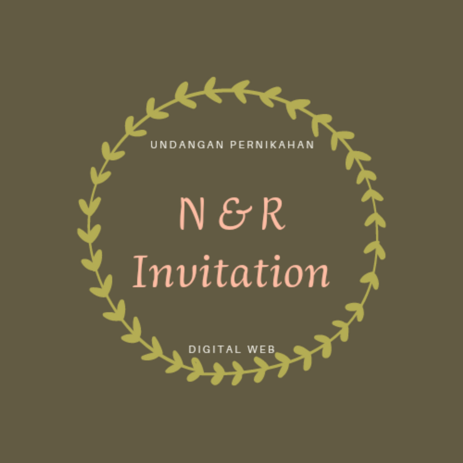Logo N.R invitation