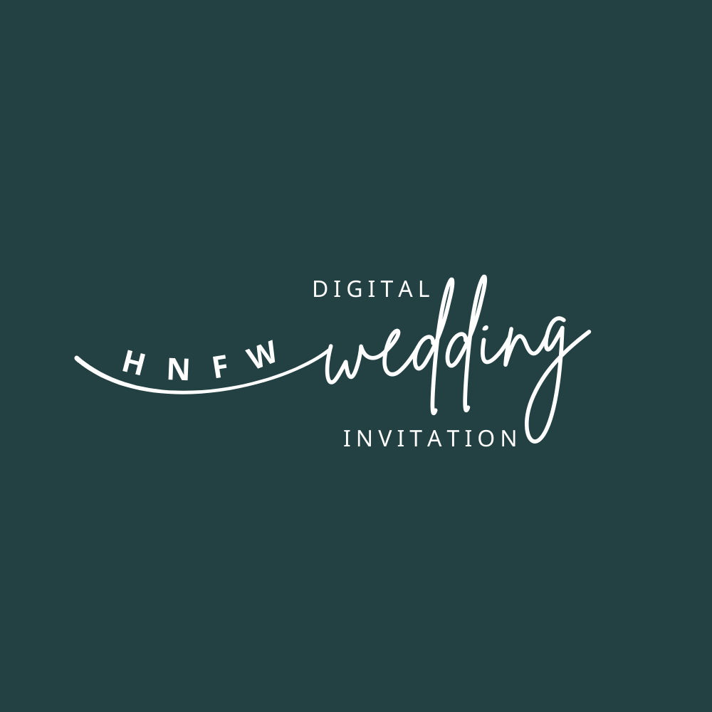 Logo HNFW Wedding Invitation