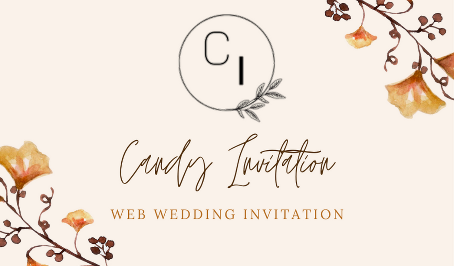 Logo Candy Invitation